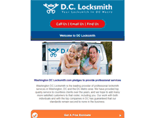 Tablet Screenshot of dc-locksmith.com